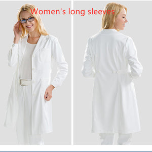 Long-sleeved Anti-static White Lab Coat For Doctors