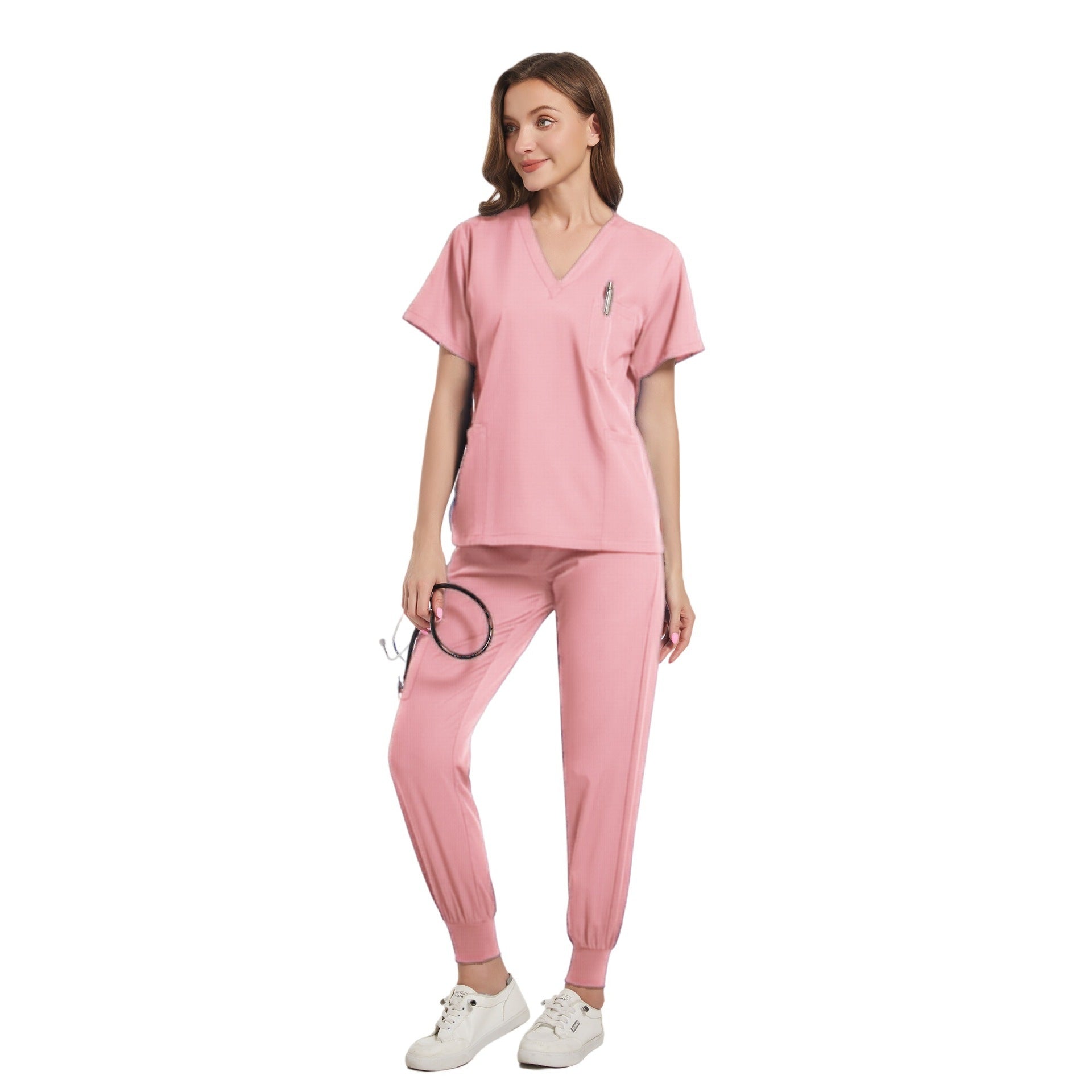 Operating Room Operating Gown Short Sleeve Doctor Elastic Scrub Suit