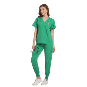 Operating Room Operating Gown Short Sleeve Doctor Elastic Scrub Suit