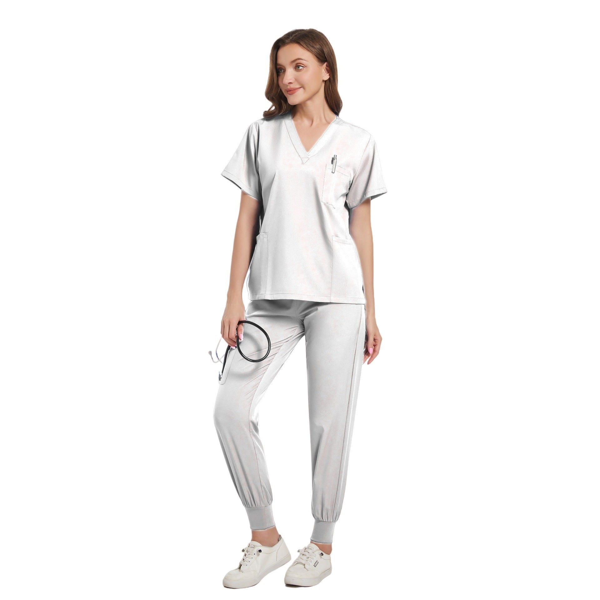 Operating Room Operating Gown Short Sleeve Doctor Elastic Scrub Suit